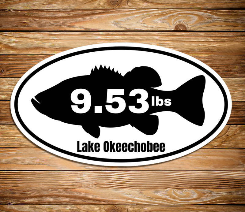 Personalized LMB Oval Sticker