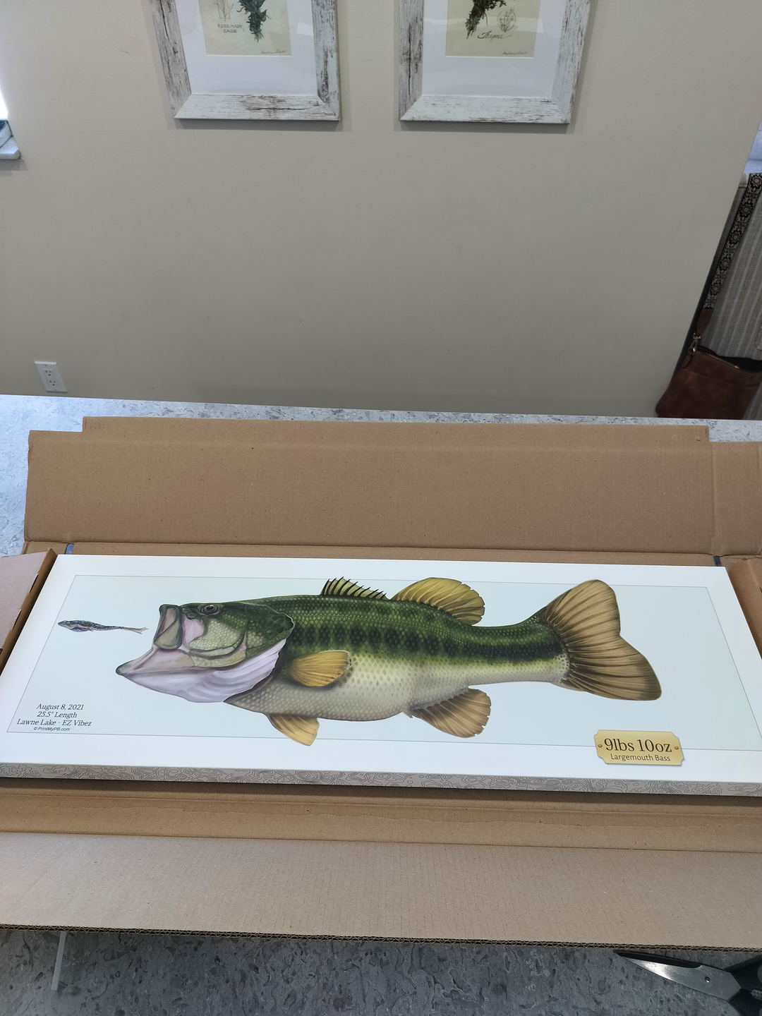 Custom Largemouth Bass Canvas - 03